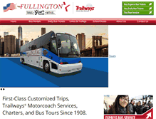 Tablet Screenshot of fullingtontours.com